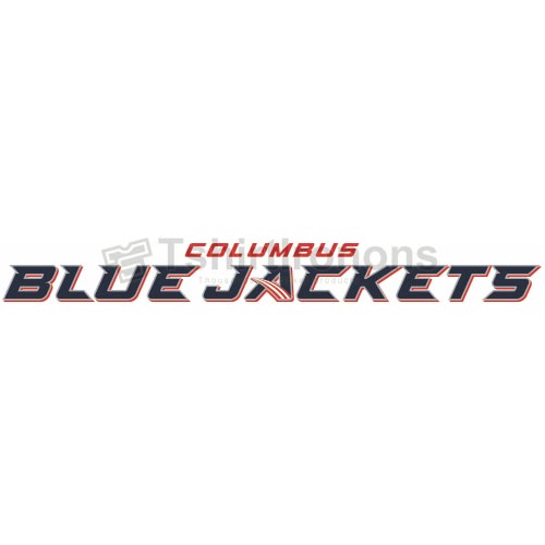 Columbus Blue Jackets T-shirts Iron On Transfers N123 - Click Image to Close